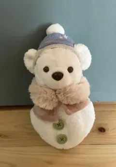 シークレット・オブ・スノーウィーデイ雪だるまダッフィー肩掛けショルダーバッグ