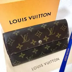 【美品】ルイヴィトン ☆ポルトフォイユサラ モノグラム 長財布 折り財布