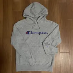 Champion グレー フード付き トレーナー Mサイズ