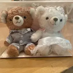 ウェディングベア ペア ぬいぐるみ 結婚式