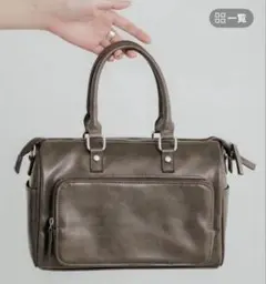【PAGEBOY】500mlペットボトルも入る アウトポケットスクエアBAGのサムネイル