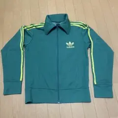 adidas アディダス トラックジャケット グリーン 三本ライン ジャージ