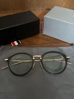 レア】thom browne サングラス TB-011A 49 ゴールド - メルカリ