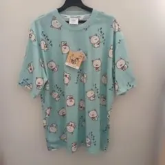 新品タグ付 リラックマ×にしむらゆうじ 総柄半袖Tシャツ コリラックマ ミントのサムネイル