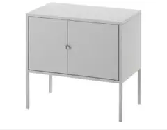 IKEA イケア LIXHULT リックスフルト グレー キャビネット収納