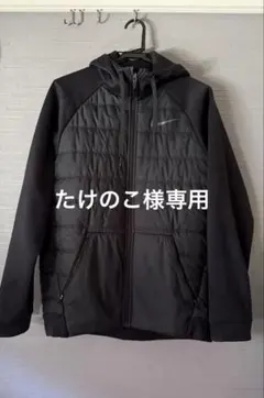 Nike パーカー　ブルゾン　ジャケット　黒　Lサイズ
