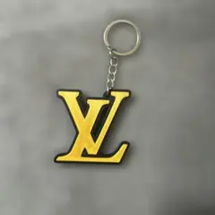 vlロゴ キーホルダー ブラック ゴールド