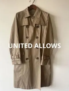ユナイテッドアローズ　トレンチコート ダブルブレスト ウエストベルト付き