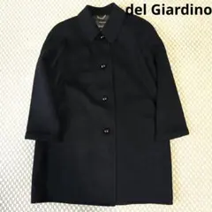 美品！del Giardino カシミヤ混　レディースコート　肌触り良きのサムネイル