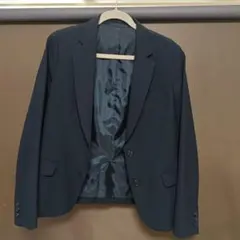 UNIQLO ネイビー ストライプ テーラードジャケット