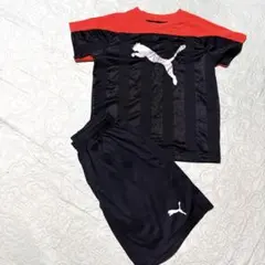 上130プーマ　下プーマ160 サッカー練習着セットアップ