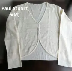 Paul Stuart 長袖カーディガン ホワイト サイズ6(M相当)のサムネイル