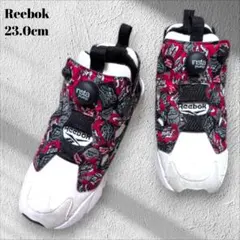 美品 Reebok インスタポンプフューリー スニーカー 23.0cm レッド