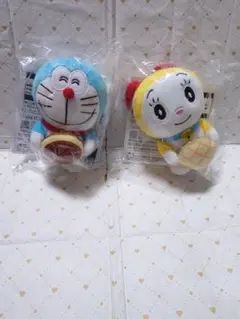 一番くじ　ドラえもん　ちらりんフレンズぬいぐるみマスコット　2種セット