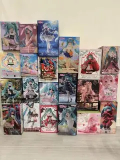 初音ミク　桜ミク　プライズ　フィギュア　まとめ売り　21個セット