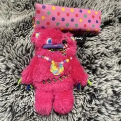 USJ ユニバ　ハミクマキャンディ ぬいぐるみストラップ付キーチェーン　2025