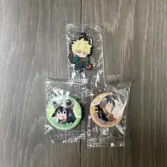 くら寿司　ヒロアカ キーホルダーセット　缶バッチ