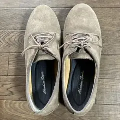 Hawkins Sport 超美品ベージュ スエード レースアップ モカシン