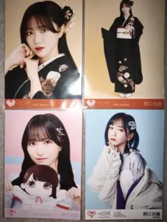 ＝LOVE イコラブ　野口衣織　生写真　4枚セット
