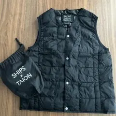 SHIPS×TAION ダウンベスト 140cm ブラック