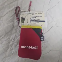 mont-bell コンパクトカメラケース M レッド