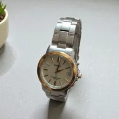 【稼働品】SEIKO セイコー ソーラー電波 腕時計 クォーツ レディース