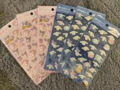 サンリオ　ぷくっとシール　シナモンロール　クロミ 2種類６枚セット