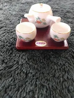 ミニチュアティーセット 有田焼 花柄茶器