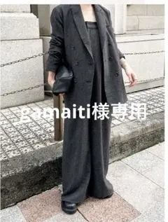 値下げしました！セレクトモカ　ツイードダブルジャケット　ベアロンパース