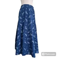 【未使用】 儀右衛門 イエローレーベル スカート 六双 藍染 SK.Y9061.e002.jpg?v=1745980436