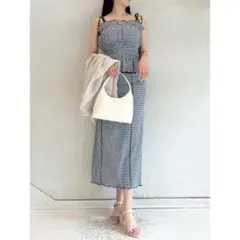 SNIDEL ギンガムセットアップ