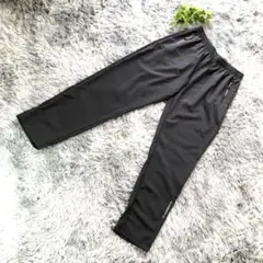 FASHION【XL】黒 トレーニング パンツ ポケットチャック付き レディース