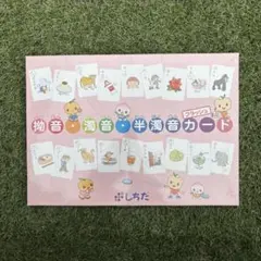 七田式 拗音・濁音・半濁音カード