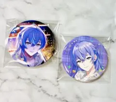 【Twinkle Gifts】ランダム箔押し缶バッジ 星導ショウ 2点セット