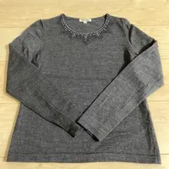 Champs de Mars グレー 長袖ニット ウール