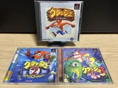 クラッシュ•バンディクー 3タイトルセット ps1 ソフト