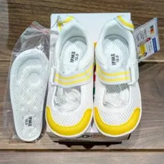 【箱なし】IFME 上靴 バレーシューズ 黄色 イエロー 15.5cm