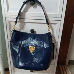 ✨美品✨フェリージ 16/20 レザーワンショルダーバッグ コバルトブルー