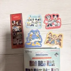 Disney 一番くじ G賞 ステッカーセット ミッキーアンドフレンズのサムネイル
