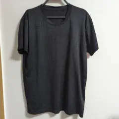 ブラック 黒 Lサイズ メンズ 網目模様 半袖Tシャツ