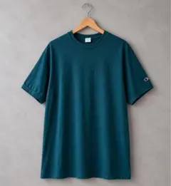 Champion ワンポイント カノコＴシャツ XL グリーン