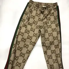 現行☆美品】GUCCI スウェットパンツ GG シェリーライン ウエストゴム 