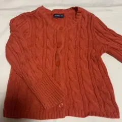 ベビーギャップ　80 カーディガン　オレンジ