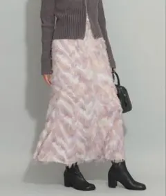 【新品未使用タグ付き】Ray BEAMSフリンジ マーメイド スカート