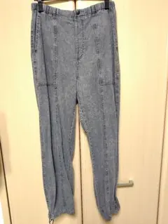 GU コクーンジョガープルオンパンツ レディース