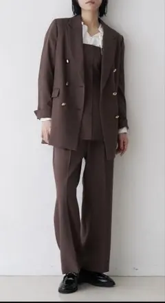 ★新品・タグ付★TONAL マルチセットダブルジャケット【貴島明日香コラボ】