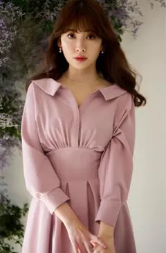 美品♡Her lip to Long Dress 【rose】