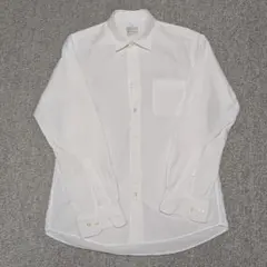 無印良品 洗いざらしブロード長袖シャツ XS