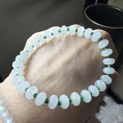 ☘本翡翠 数珠 貔貅 ブレスレット 新品 3483 - メルカリ