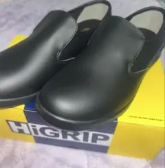 MIDORI HIGRIP 超耐滑作業靴H-100C ブラック　コック靴25.0